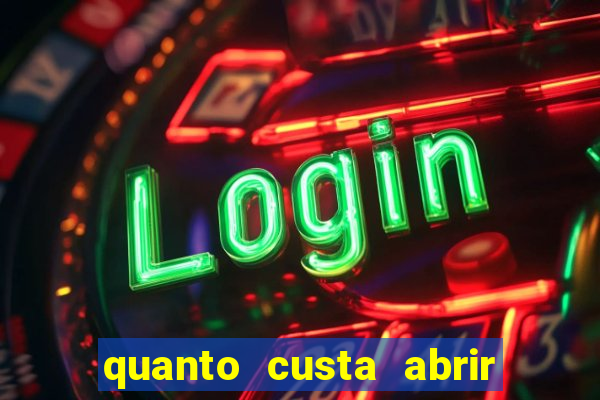 quanto custa abrir um cassino online