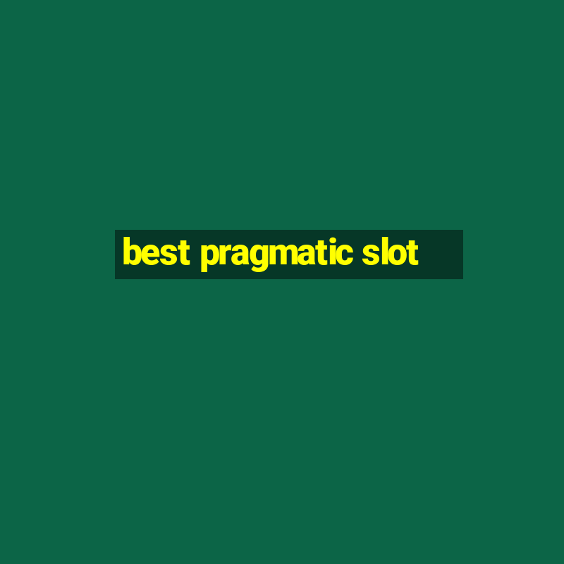 best pragmatic slot