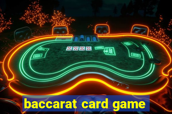 baccarat card game