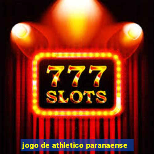 jogo de athletico paranaense