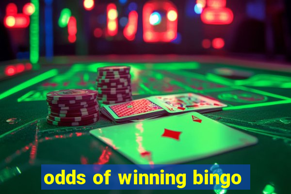 odds of winning bingo