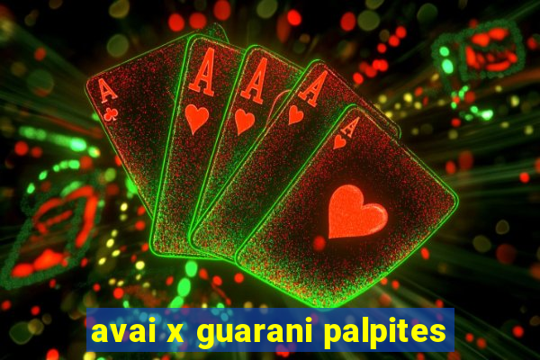 avai x guarani palpites