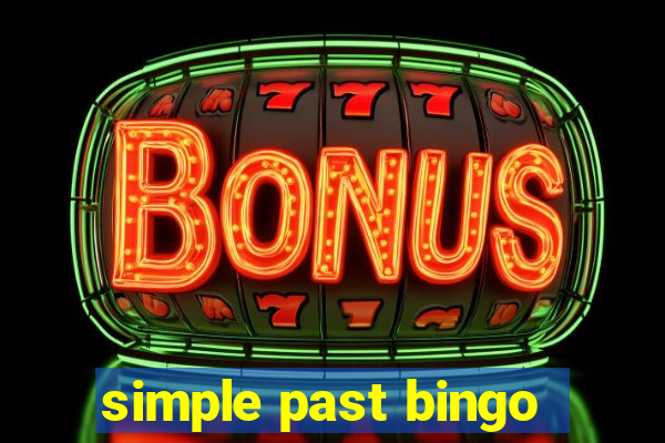 simple past bingo