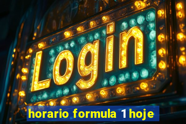 horario formula 1 hoje