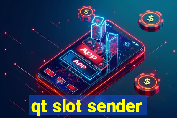 qt slot sender