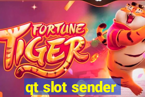 qt slot sender