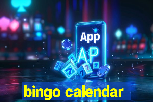 bingo calendar