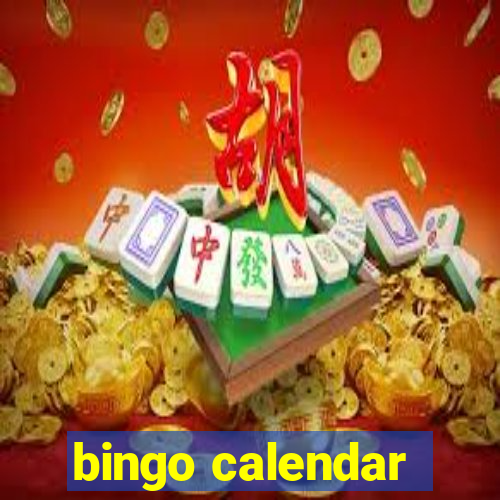 bingo calendar