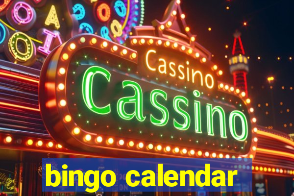 bingo calendar