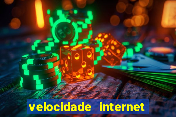 velocidade internet para jogar online