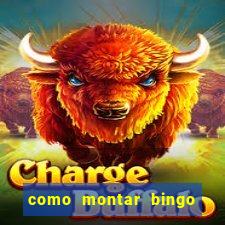 como montar bingo brinquedos toia