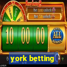 york betting