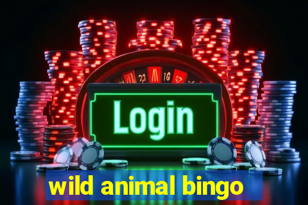 wild animal bingo