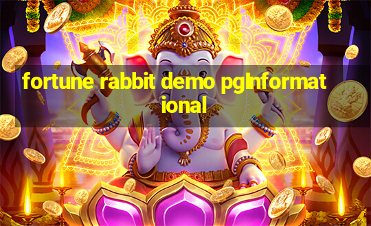 fortune rabbit demo pgInformational