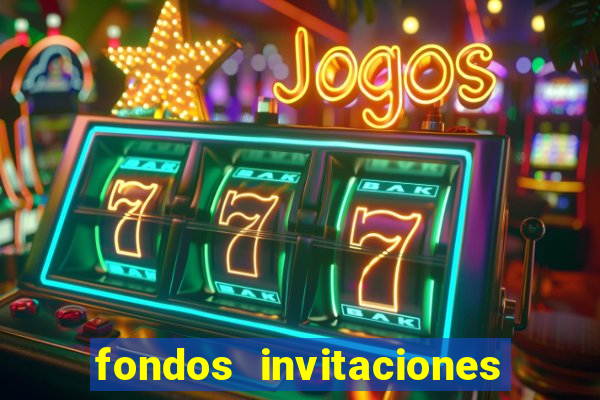 fondos invitaciones de bingo para editar