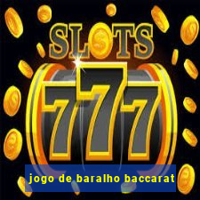 jogo de baralho baccarat