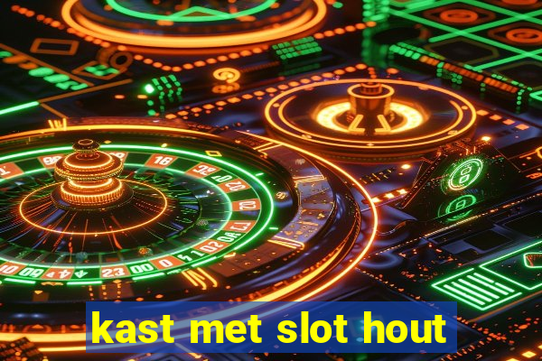 kast met slot hout