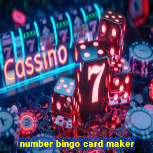 number bingo card maker