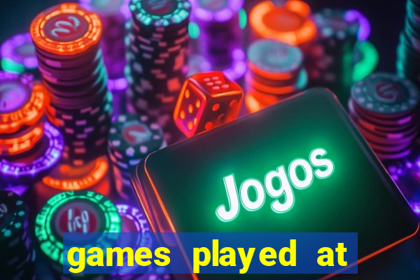 games played at the casino