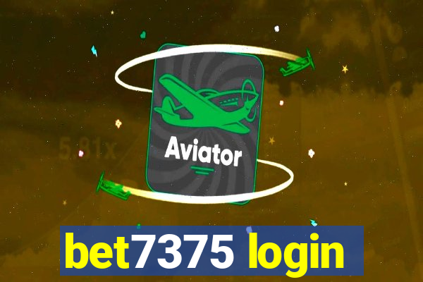 bet7375 login