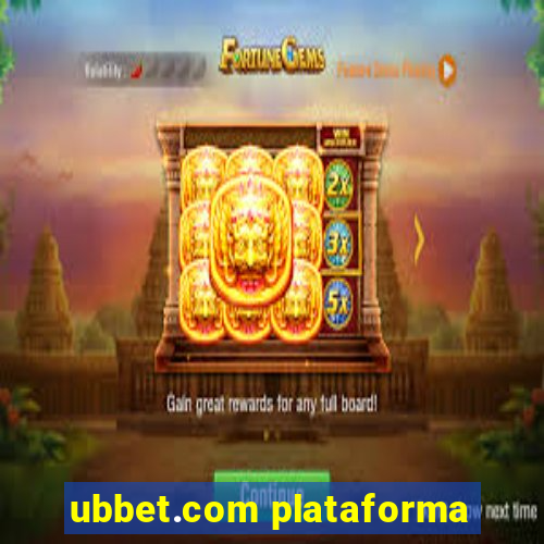 ubbet.com plataforma