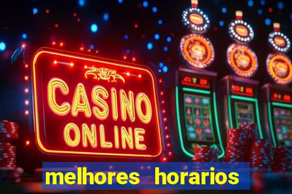 melhores horarios para jogar no fortune tiger