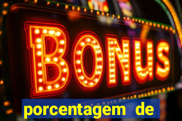 porcentagem de ganhos slots