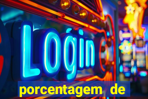 porcentagem de ganhos slots