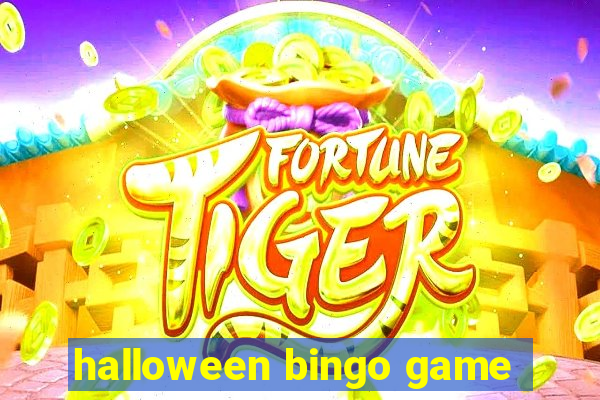 halloween bingo game