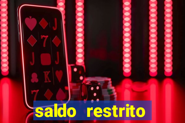 saldo restrito sporting bet