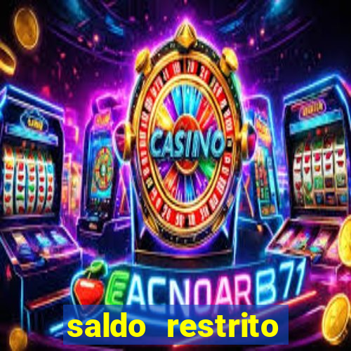 saldo restrito sporting bet