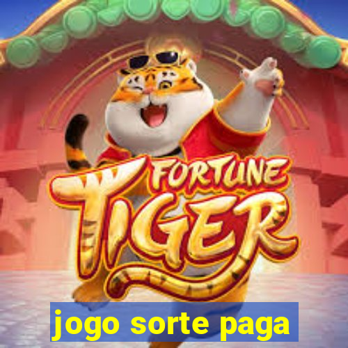 jogo sorte paga