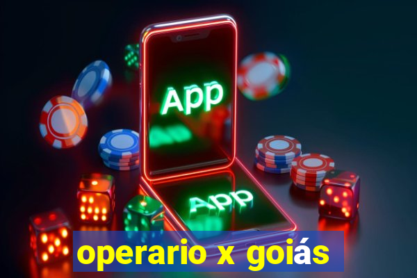 operario x goiás