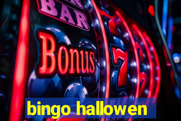 bingo hallowen