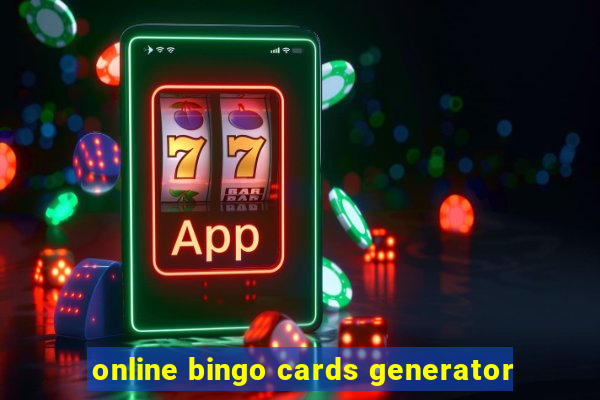 online bingo cards generator