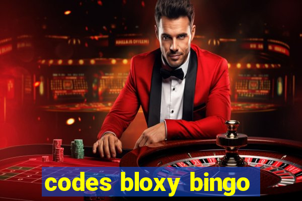 codes bloxy bingo