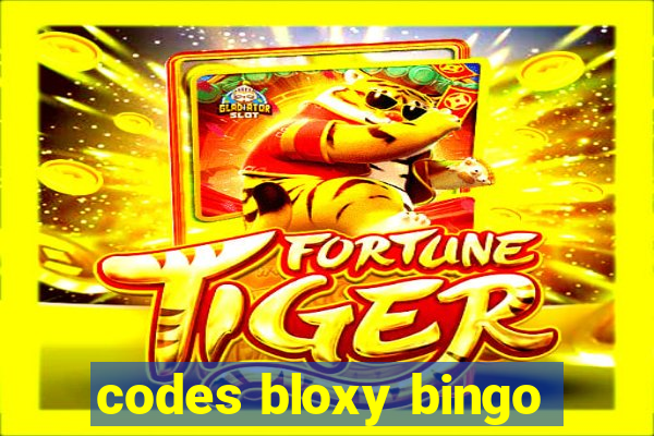 codes bloxy bingo