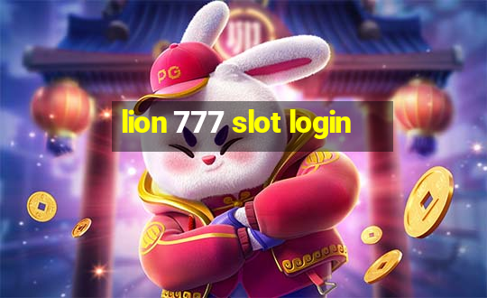 lion 777 slot login