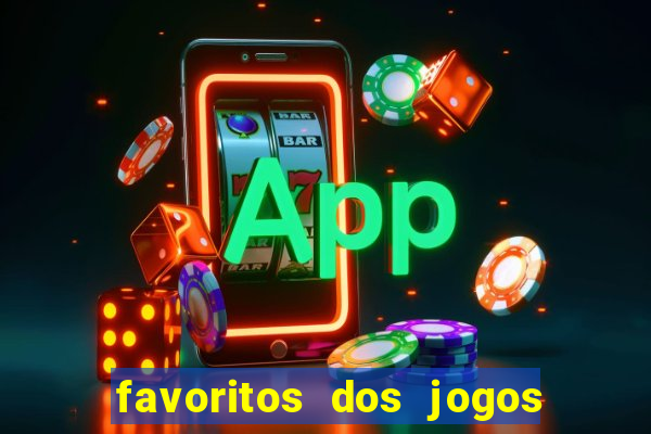 favoritos dos jogos de hoje do brasileir?o