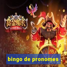 bingo de pronomes