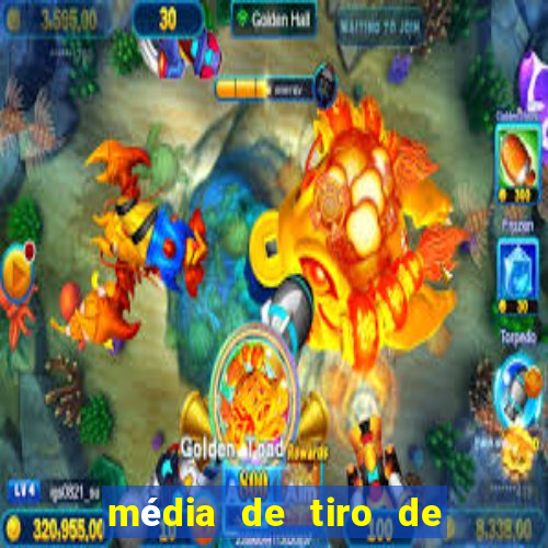 média de tiro de meta por jogo