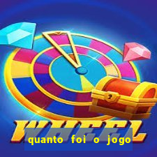 quanto foi o jogo do fluminense