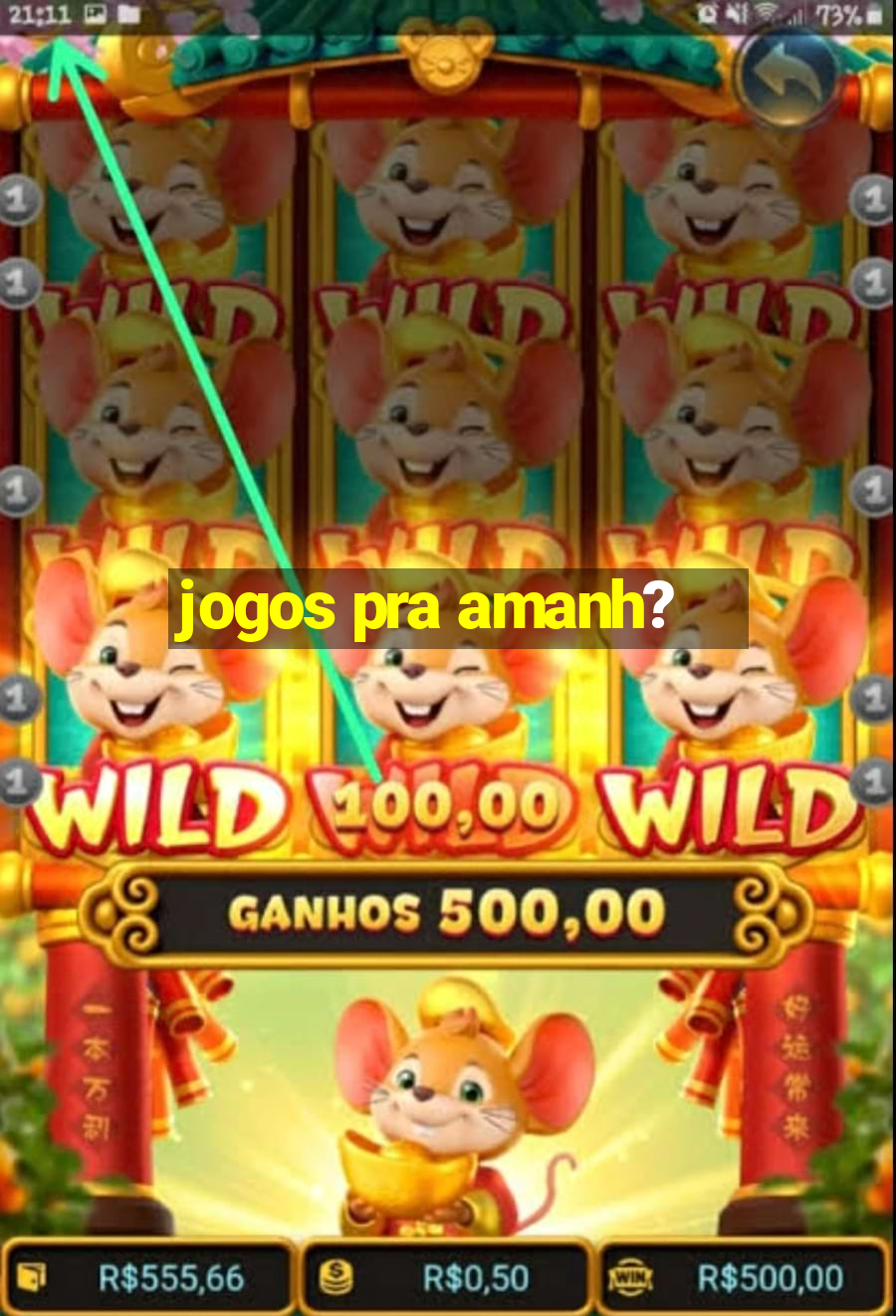 jogos pra amanh?