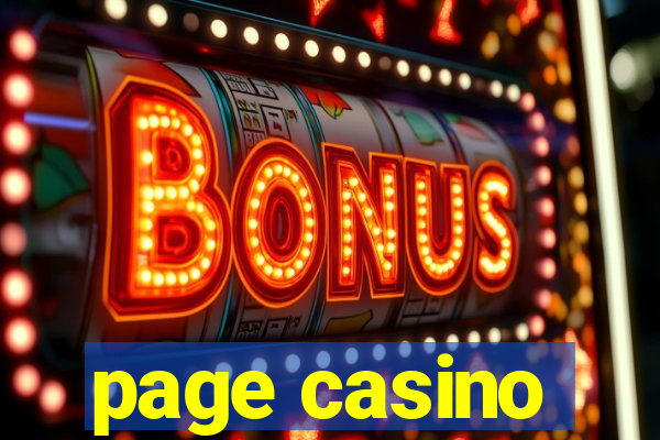 page casino