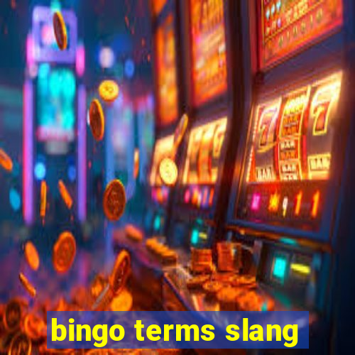 bingo terms slang