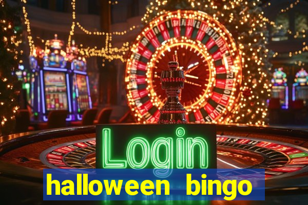 halloween bingo games for kids