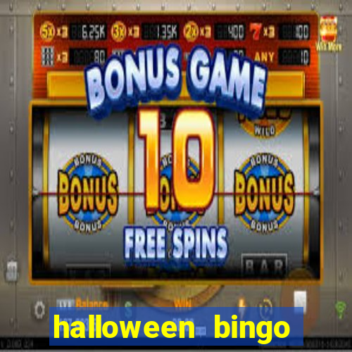 halloween bingo games for kids