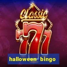 halloween bingo games for kids