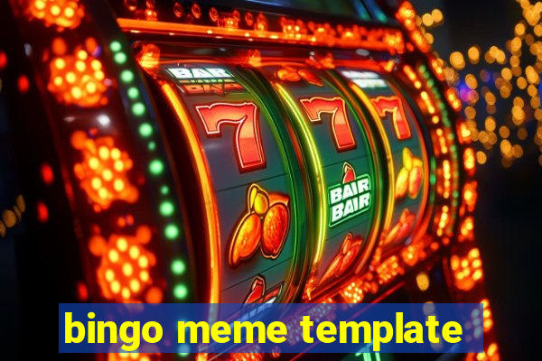 bingo meme template