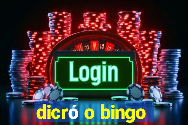 dicró o bingo